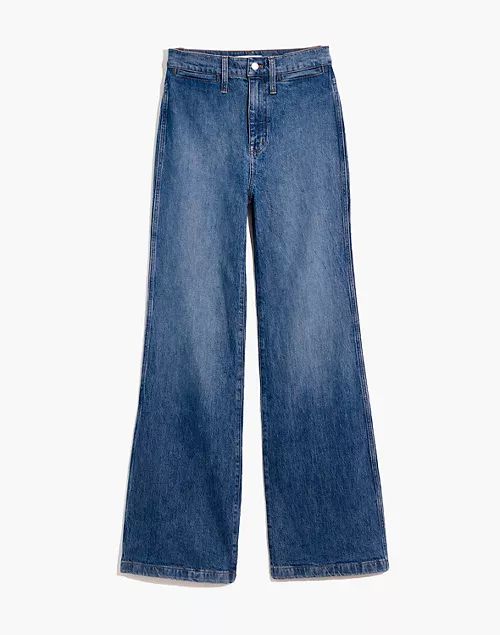 11" High-Rise Flare Jeans in Mersey Wash: Welt Pocket Edition | Madewell
