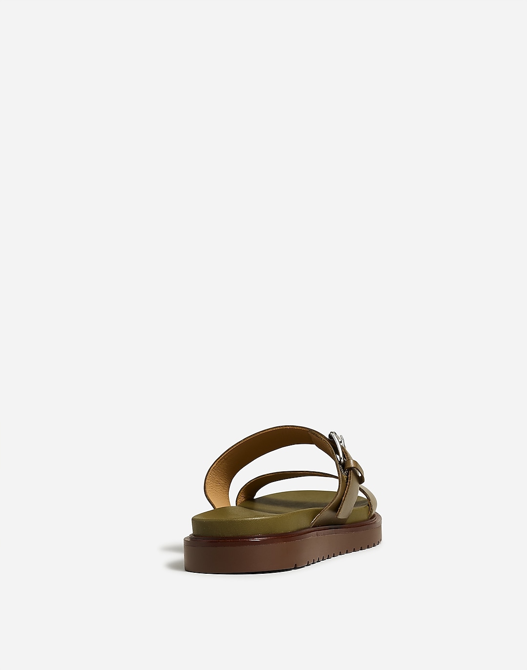 The Dee Double-Strap Slide Sandal in Leather | Madewell