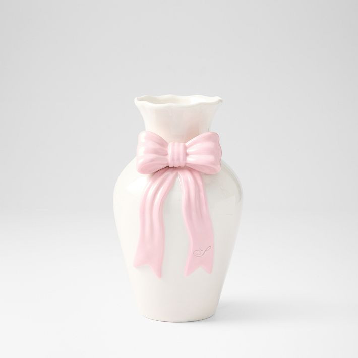 Ceramic Ruffled Bow Vase | Mark and Graham