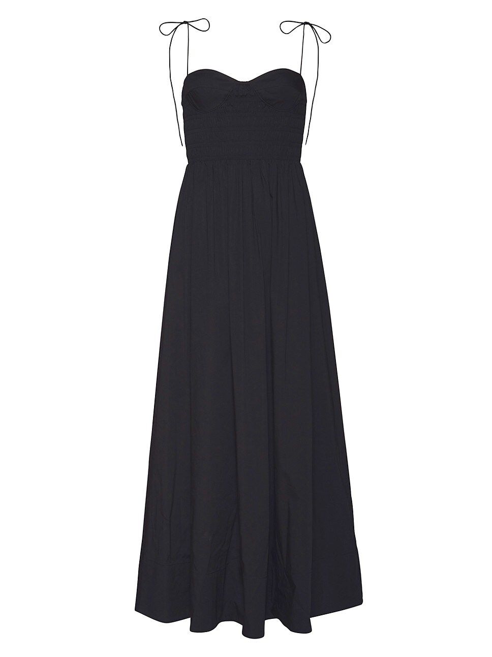 Landry Shoulder-Tie Smocked Maxi Dress | Saks Fifth Avenue