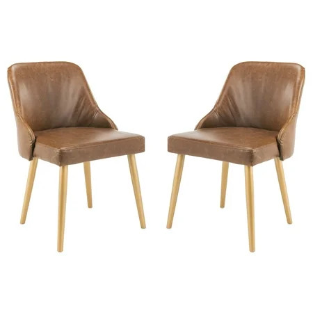 Safavieh Lulu Modern Upholstered Dining Chair, Set of 2 | Walmart (US)