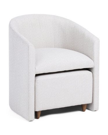 29in Dakota Accent Chair And Nesting Ottoman Set | TJ Maxx