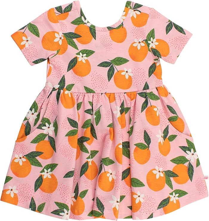 RuffleButts® Baby/Toddler Girls Knit Twirl Dress | Amazon (US)