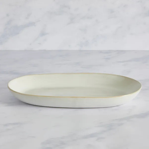 Amalfi Reactive Glaze Serve Platter | Dunelm