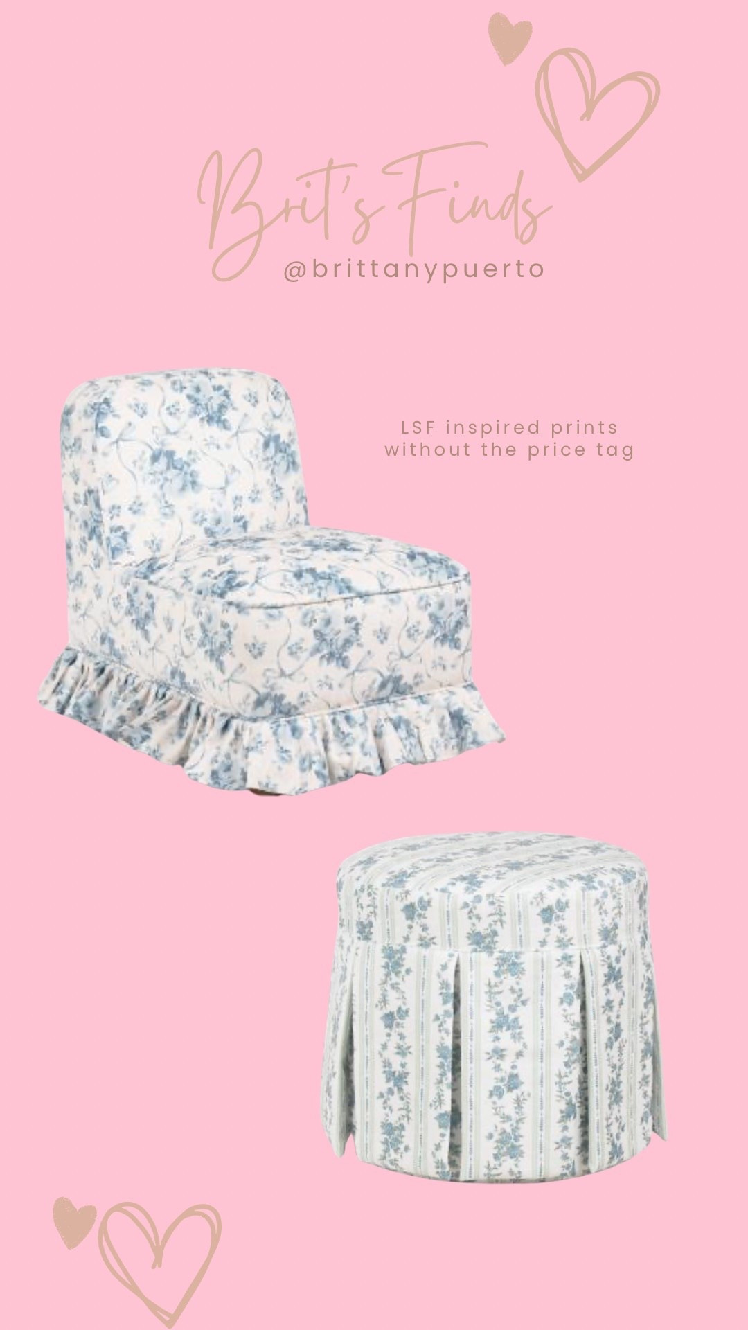 Floral chair, tjmaxx finds, LoveShackFancy inspired

#LTKHome