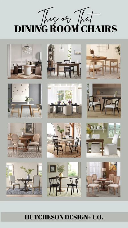 This or That dining room chairs — which is your favorite??

#LTKhome