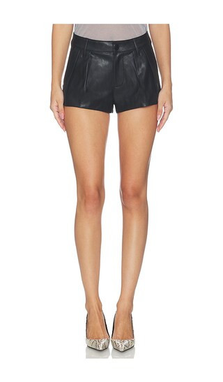 BLANKNYC Faux Leather Shorts in Black. - size 29 | Revolve Clothing (Global)