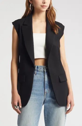 Open Edit Longline Vest | Nordstrom | Nordstrom