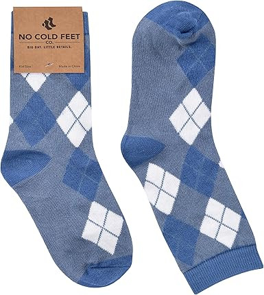 No Cold Feet Kids Boys Fun Dress Socks, Colorful, Patterned, Novelty, Mid-High, Long | Amazon (US)