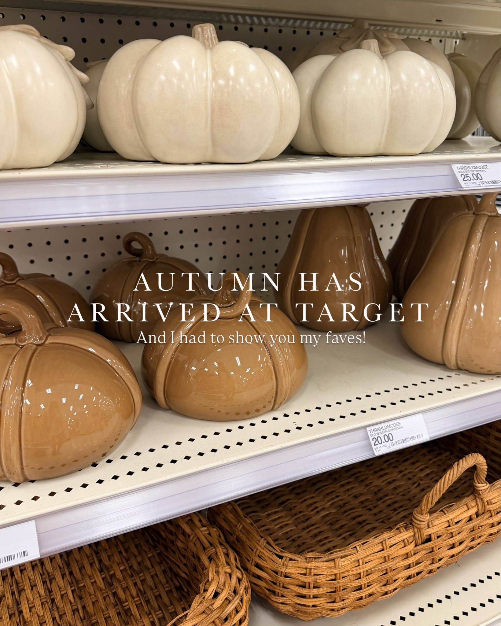 If you’re ready to start cozying up your home, these new Target finds are too good to pass up. 🍁

Save this for your next Target run, and follow along for more cozy home finds all season long.

#targetfinds #falldecor #falltarget #cozyhome #augtober