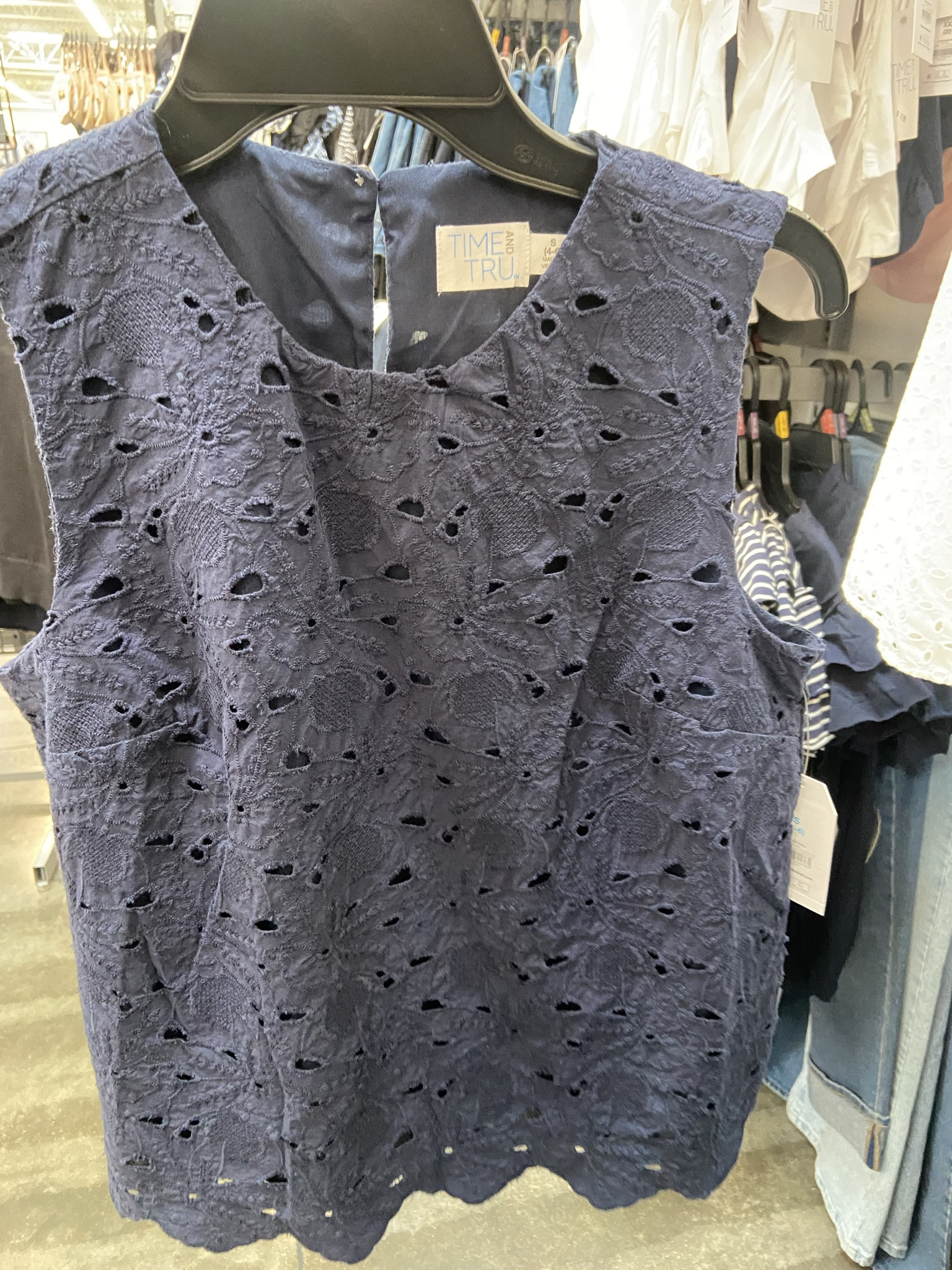 Spring outfit - eyelet top, also
Comes in white; so cute with blue or white denim 


#walmart #budgetfriendly #eyelettop #springtop #under20 


#LTKSeasonal #LTKOver40 #LTKU
