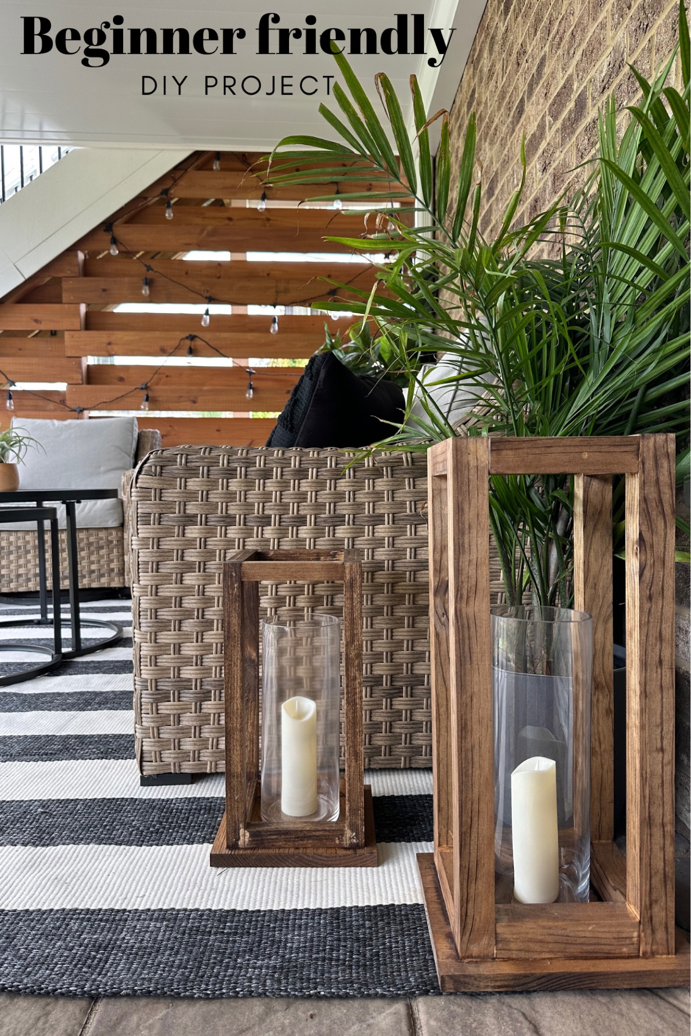 Easy to make candle lanterns.

I originally used a dowel jig to attach the pieces together but I think I nailed gun would make it sooooo much easier 🙌

#LTKhome