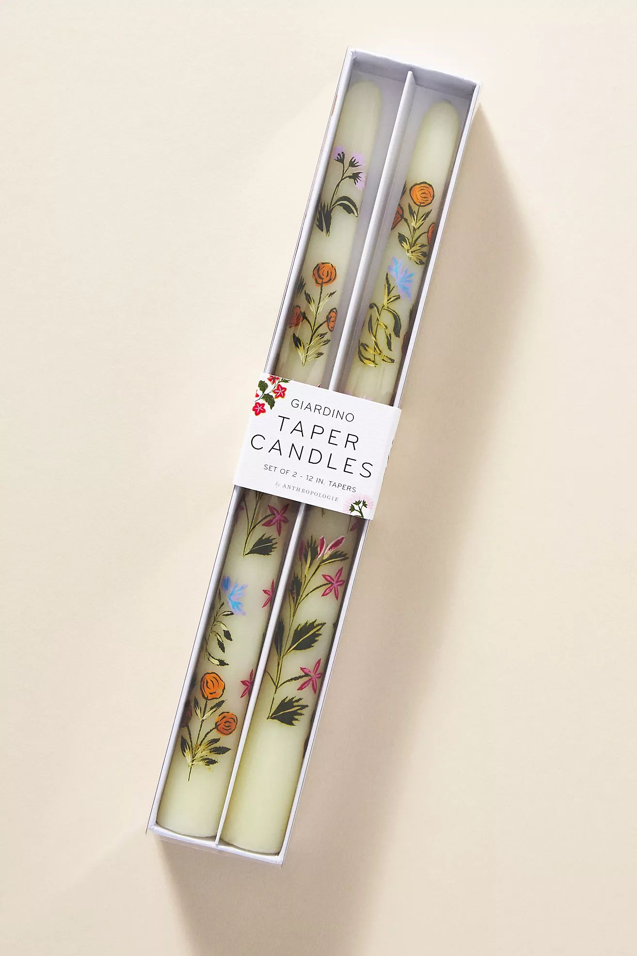 Garden Taper Candles, Set of 2 | Anthropologie (US)
