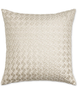Hotel Collection Textured Embroidery Decorative Pillow, 20" x 20", Macy's Exclusive - Macy's | Macy's