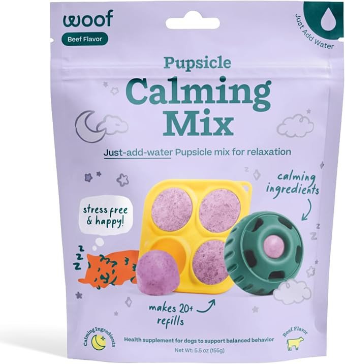 WOOF Dog Pupsicle Mix - Easy-to-Make DIY Pupsicle Refills - Tasty, Healthy Pupsicle Mix - Wholeso... | Amazon (US)