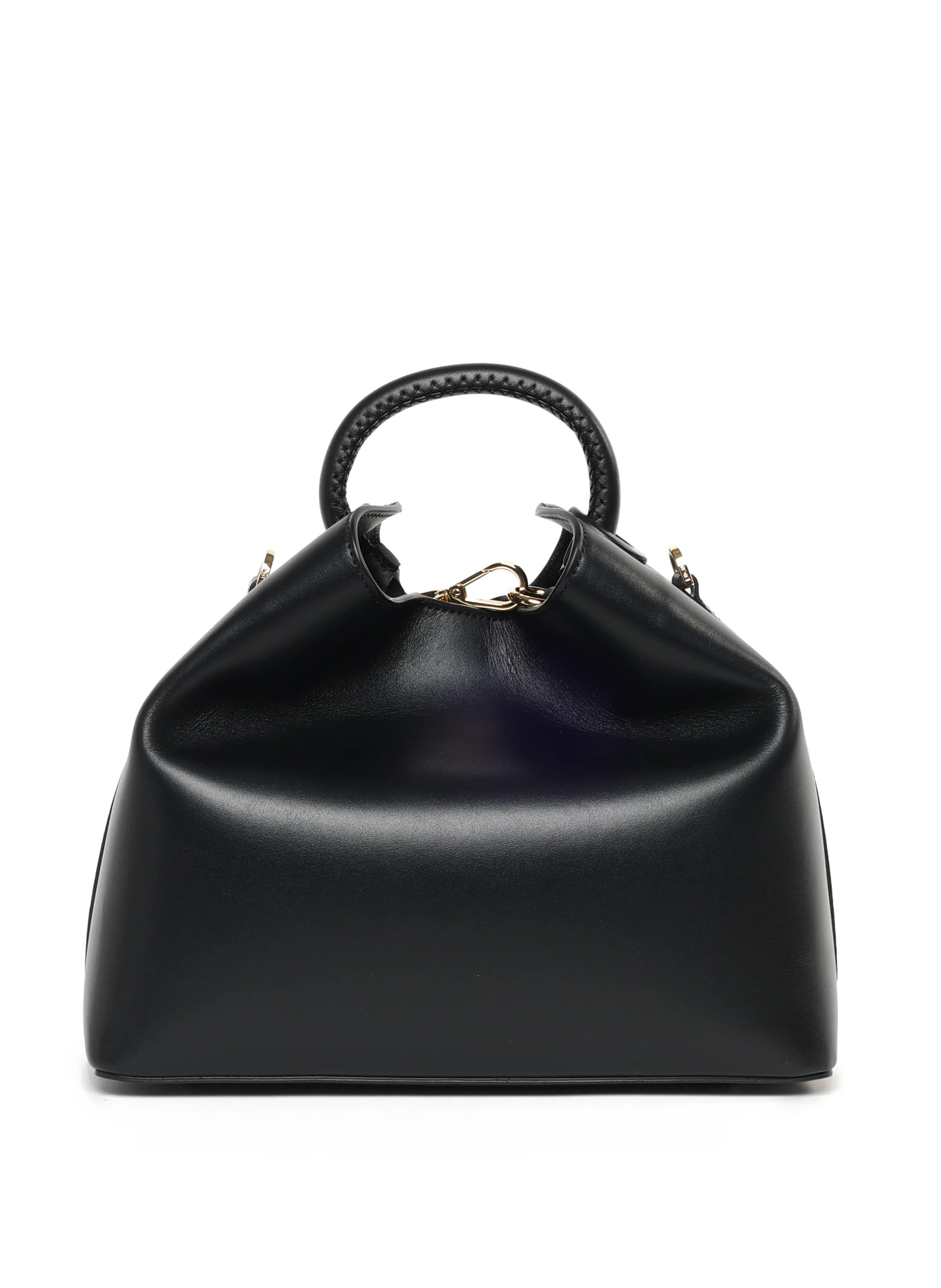 Raisin Leather Black - Leather Handbags for Women - Elleme | Elleme