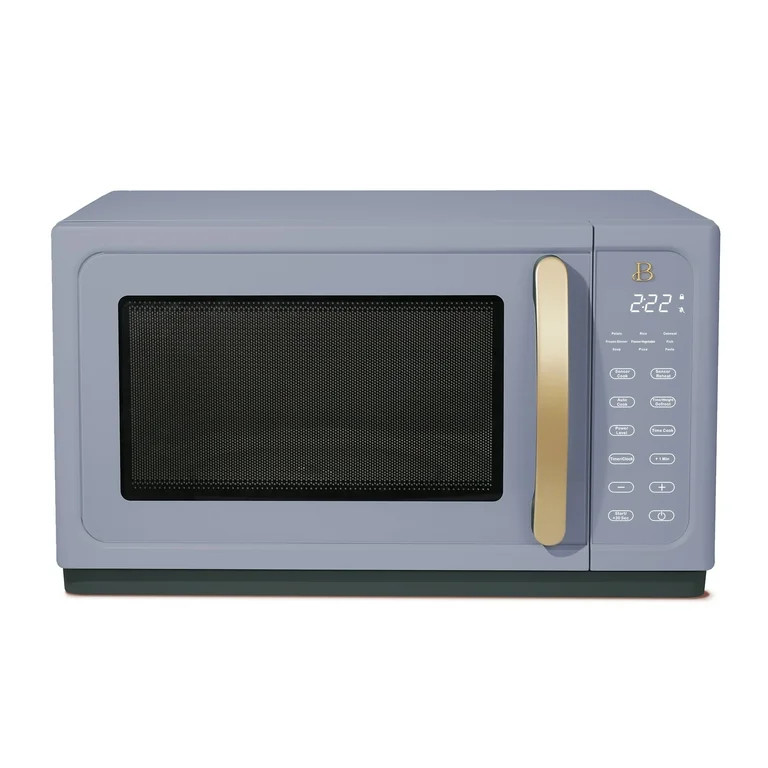 Beautiful 1.1 Cu ft 1000 Watt, Sensor Microwave Oven, Cornflower Blue by Drew Barrymore, New - Wa... | Walmart (US)