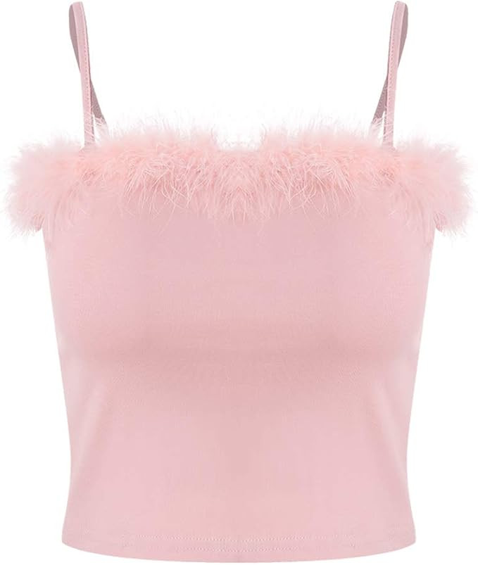 ZAFUL Women's Butterfly Graphic Tank Top Sleeveless Stretch Casual Basic Camisole | Amazon (US)