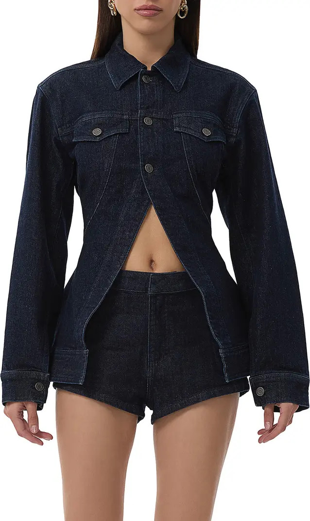 Tarvos Cutaway Denim Jacket | Nordstrom