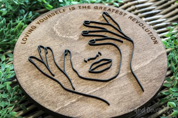 Loving Yourself is the Greatest Revolution Wall Decor - Etsy | Etsy (US)