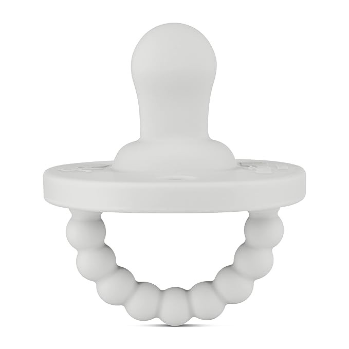 Ryan & Rose Cutie PAT Pacifier Teether (Flat, Grey) | Amazon (US)