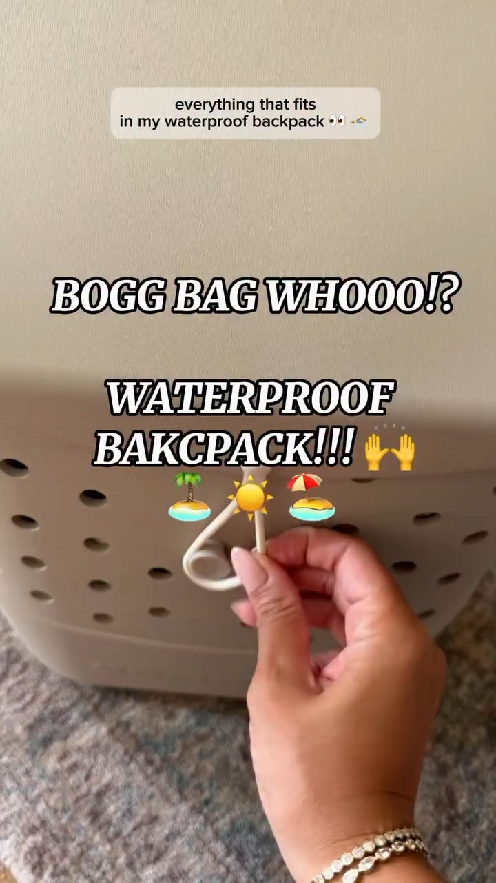 Follow + Comment “BAG” to grab this BACKPACK that blows the bogg bags out of the water! 🏝️ 🏊 Holds EVERYTHING you need but much more comfy to carry around! Has a carrying handle- back straps- waterproof- and a zipper pouch! The greatest beach and pool find this summer!!! 🏖️ ☀️ #amazonsummerfinds