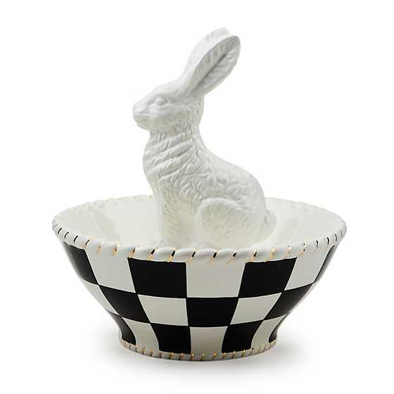White Rabbit Ceramic Candy Dish | MacKenzie-Childs