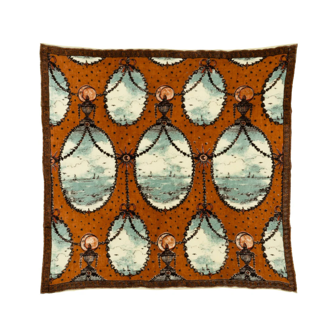 Lukas the Illustrator Scarf {Celestial Seas} | Massey Gordon