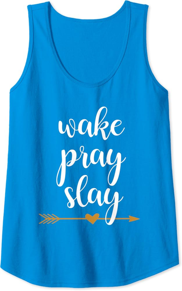 Wake Pray Slay Tank Top | Amazon (US)