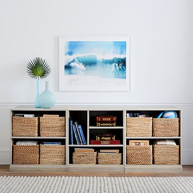 Stack Me Up Triple Mixed Shelf Low Bookcase | Pottery Barn Teen