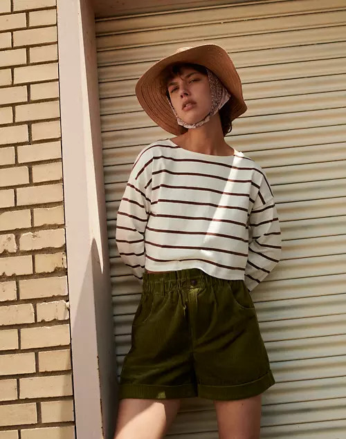 Supercrop Long-Sleeve Tee | Madewell