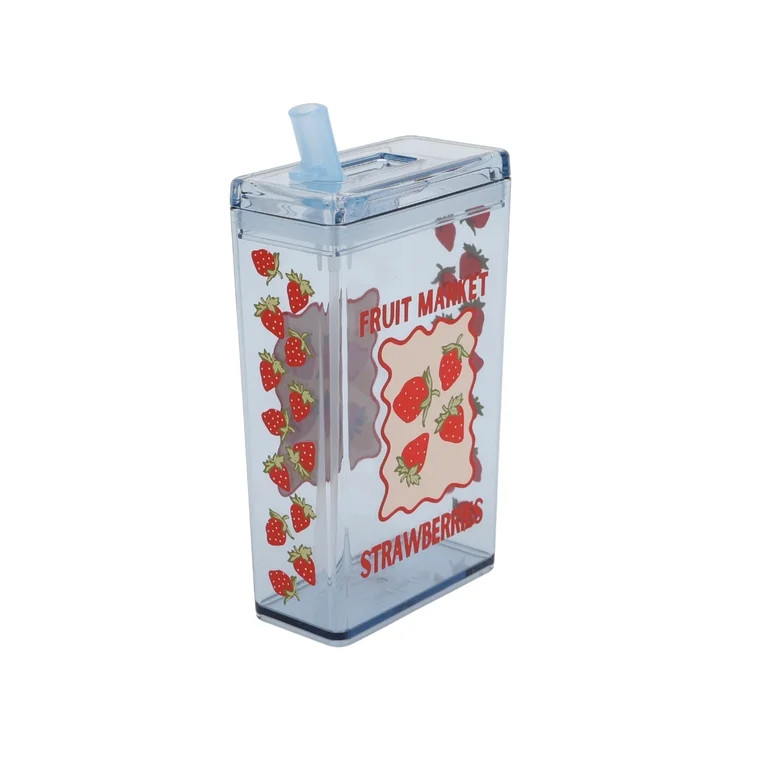 Just Feed Me by Jessie James Decker 20oz Juice Box Tumbler, Strawberry | Walmart (US)