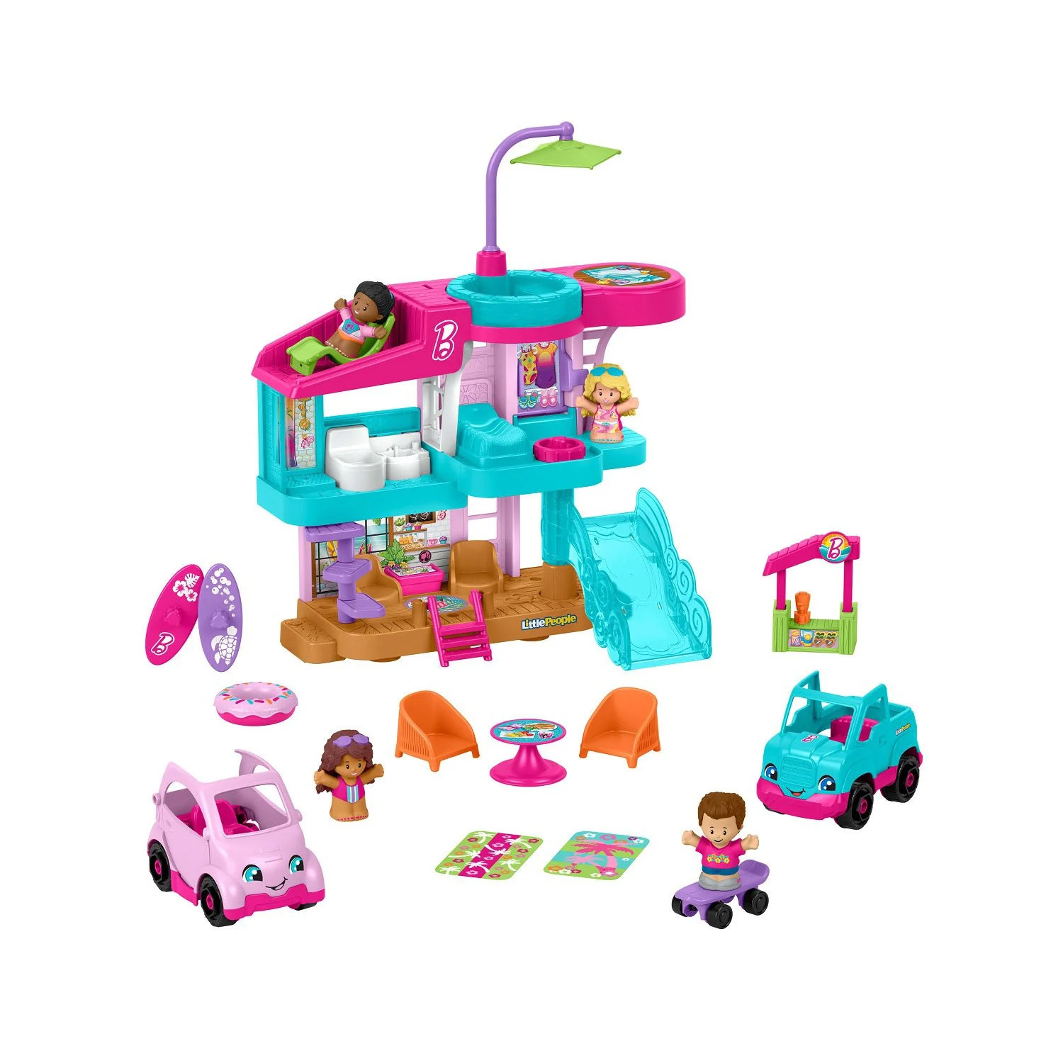 Fisher-Price Little People Barbie Beach House Playset | Sam's Club
