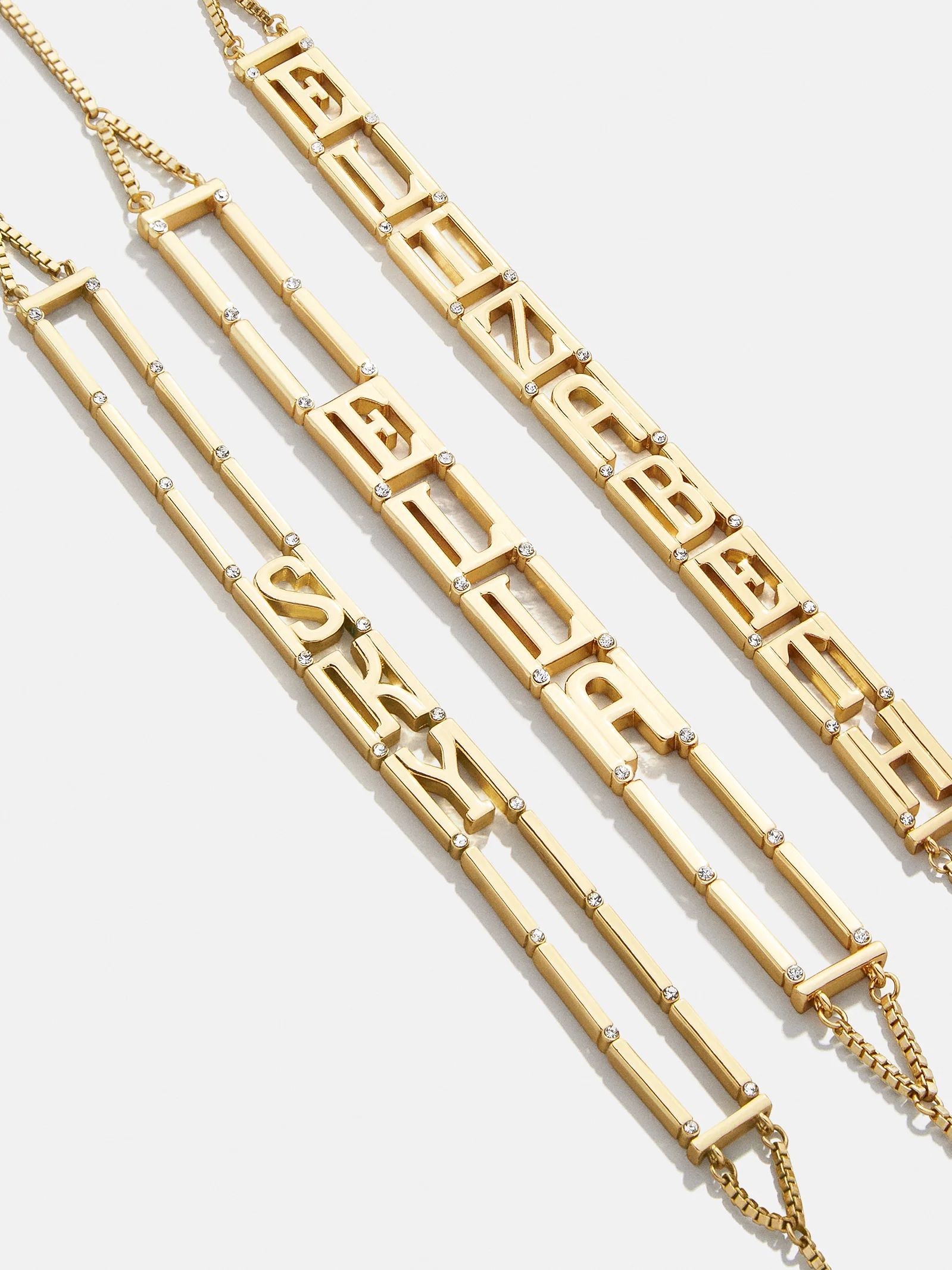 East West Custom Bracelet - Gold | BaubleBar (US)