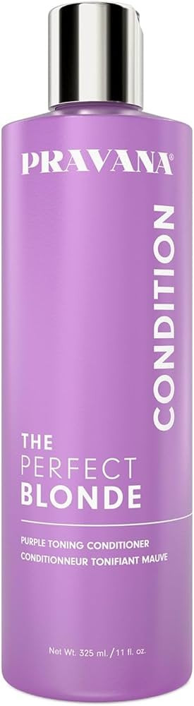Pravana The Perfect Blonde Purple Toning Conditioner | Neutralizes Brassy, Yellow Tones | For Col... | Amazon (US)
