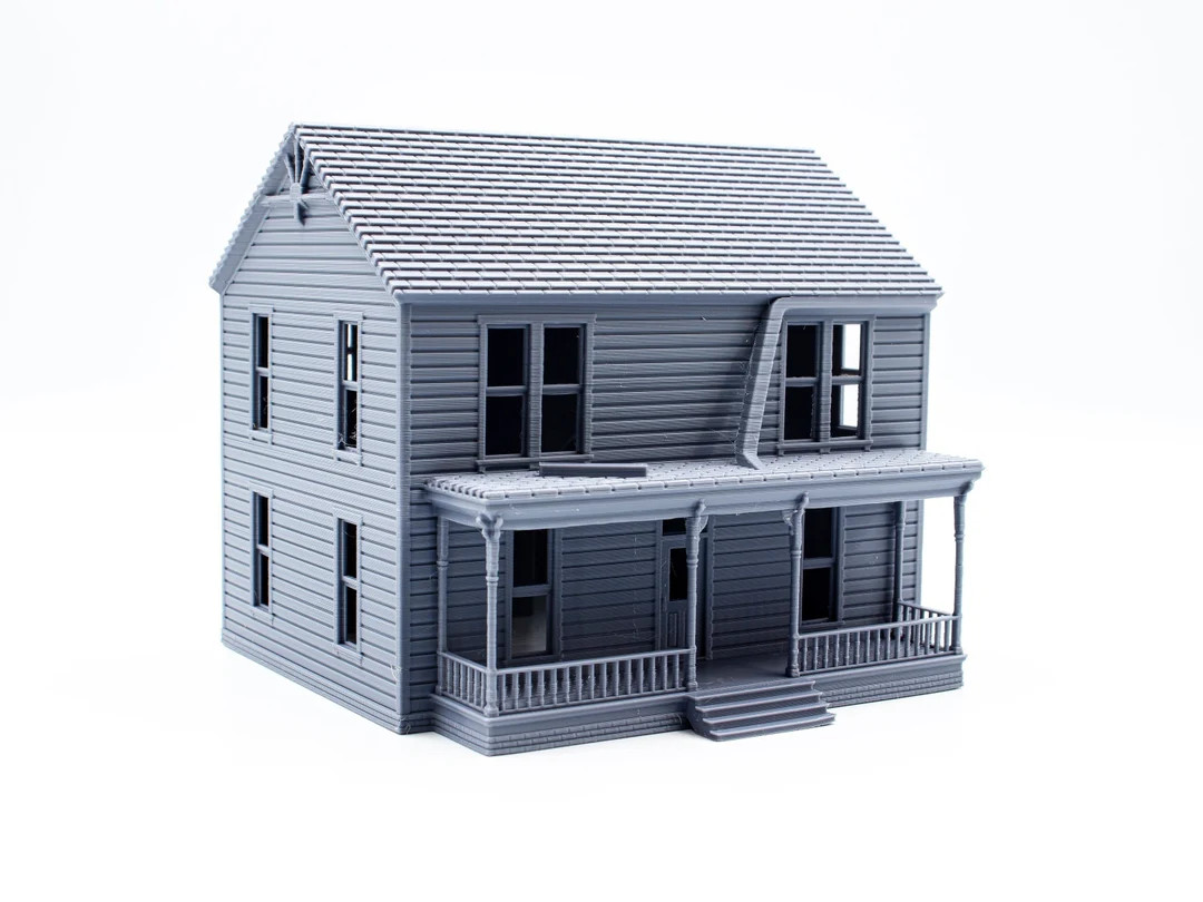 Michael Myers Halloween House 3d printed building model - paintable architectural miniature | Etsy (US)