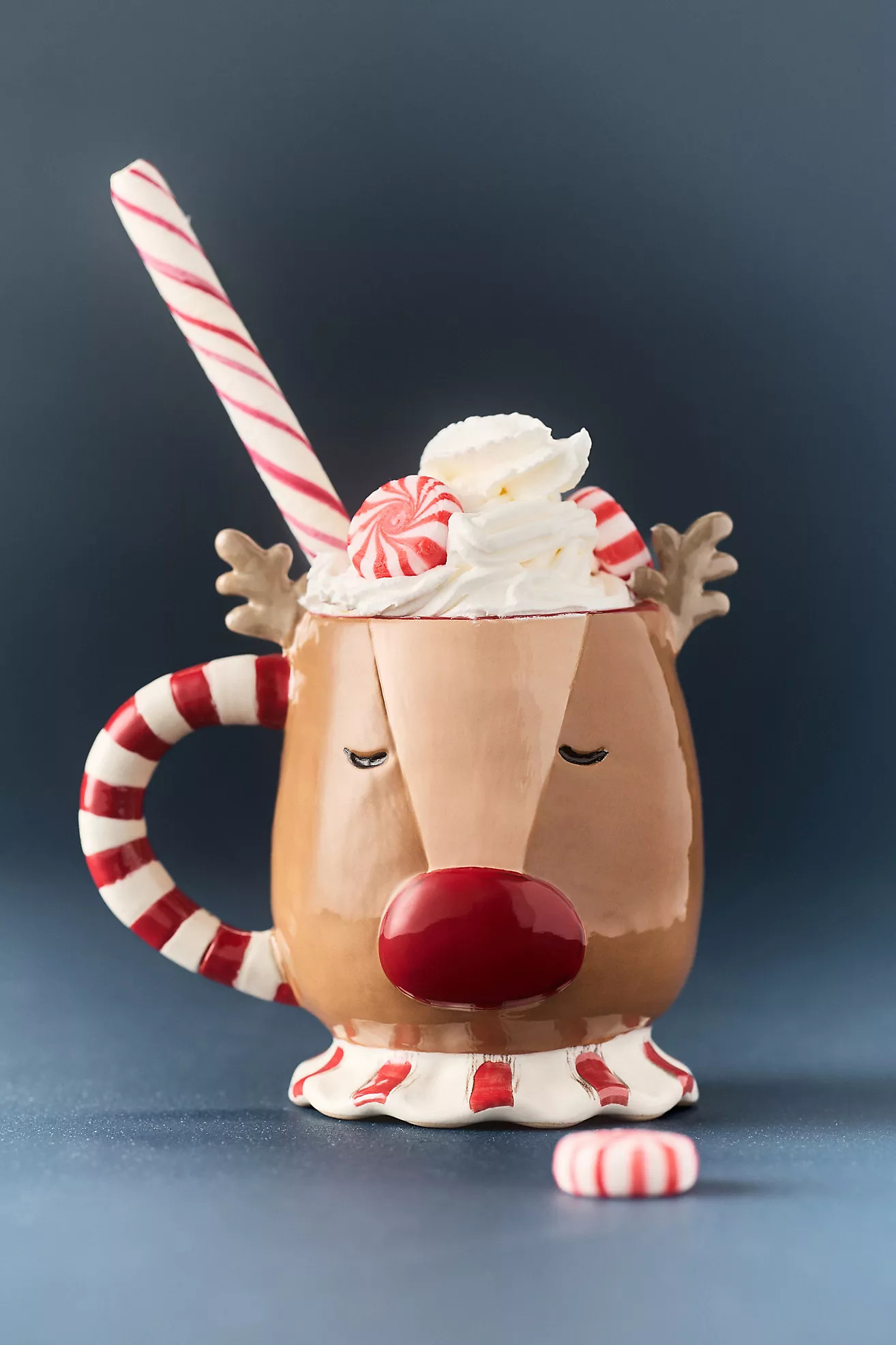 Figural Stoneware Holiday Mug | Anthropologie (US)