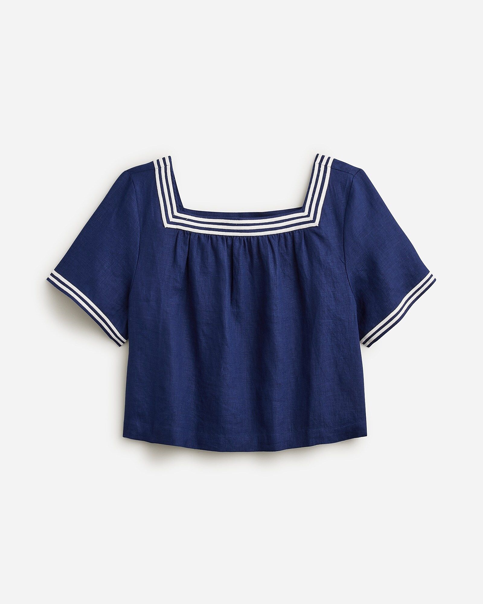 Sailor squareneck top | J.Crew US