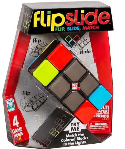 Moose Games Flipslide, Fast-Paced Handheld Puzzle Toy, Gifts for Boys and Girls Ages 8-13, Travel... | Amazon (US)
