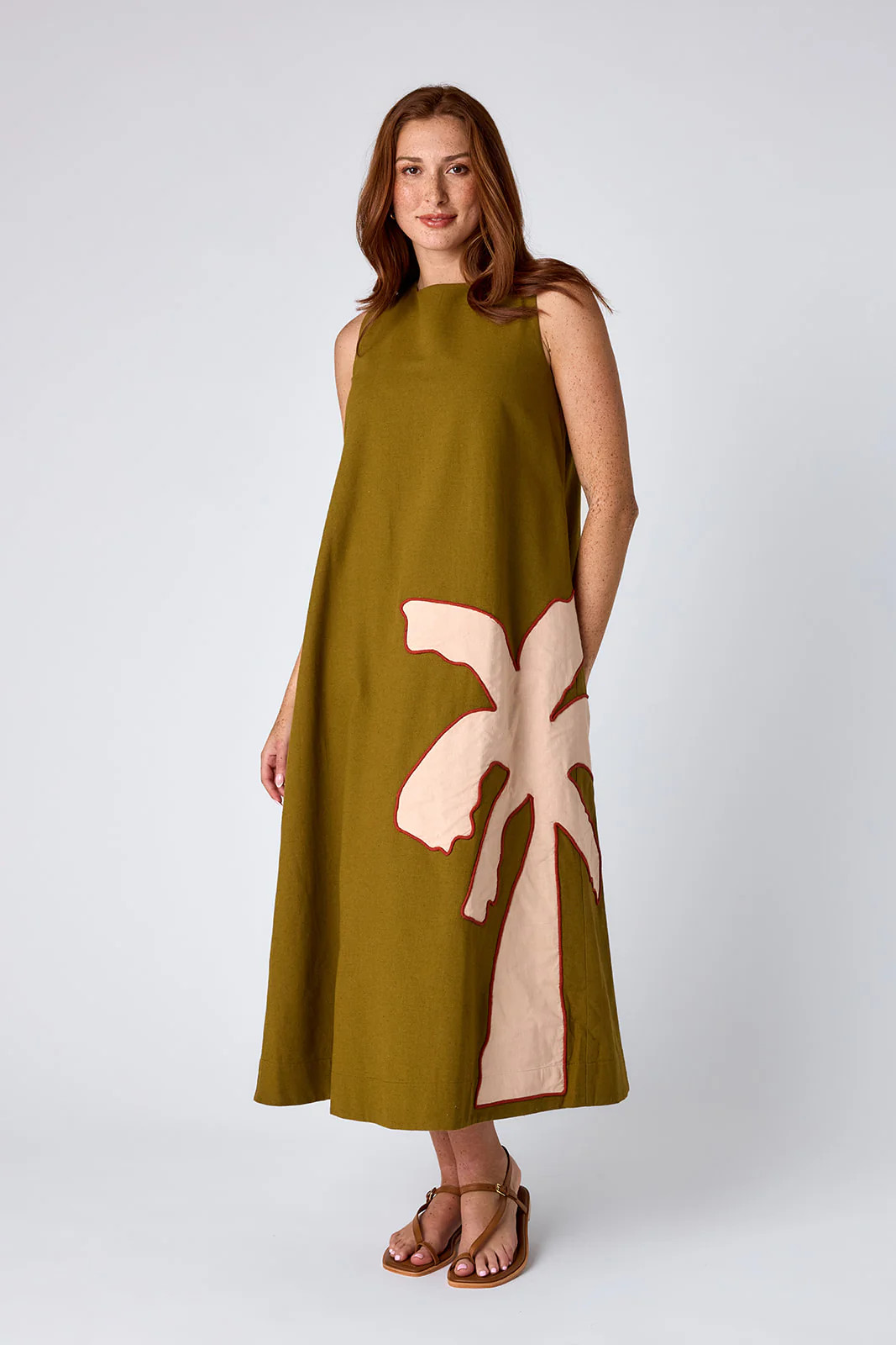 Owens Dress in Cardon w/ Embroidery | CROSBY by Mollie Burch | CROSBY by Mollie Burch
