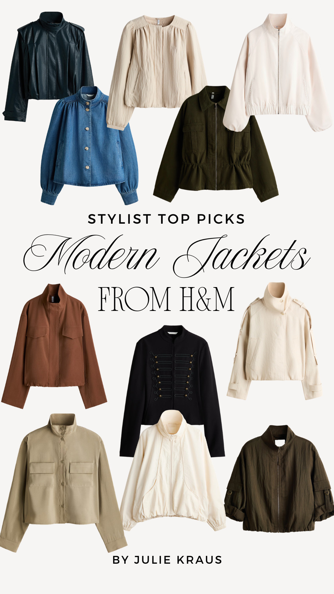 My top jacket picks from H&M right now — all under $70 and most way less. Because style isn't about a price tag, it's about how you wear it. H&M Jackets • Stylist Picks • H&M Edit • Affordable Fashion Finds • Modern Jackets 2026 

 #LTKSeasonal #LTKOver40