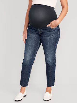 Maternity Full Panel OG Straight Jeans | Old Navy (US)
