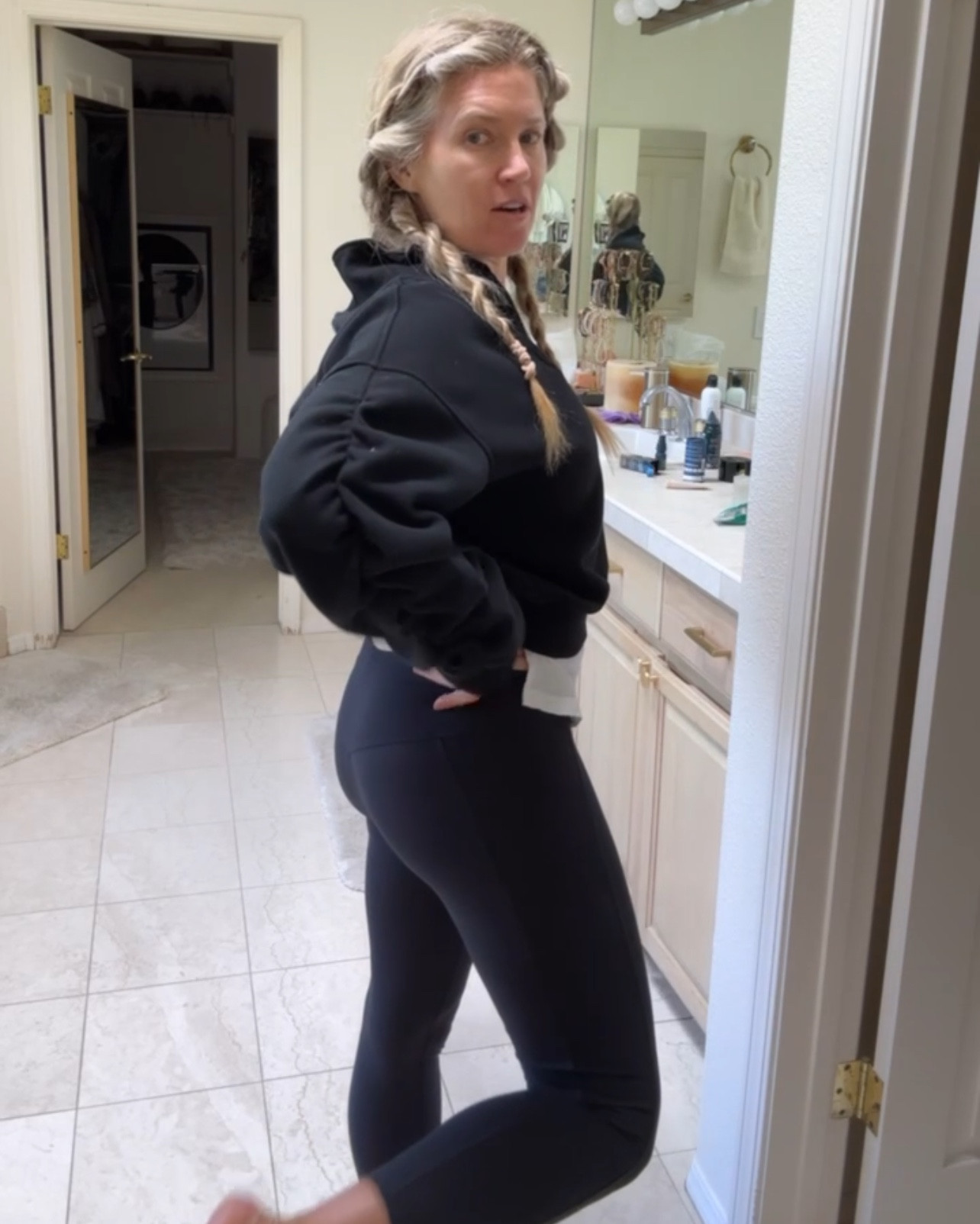 Pilates OOTD (Including sticky socks!) 

#LTKStyleTip #LTKOver40 #LTKActive