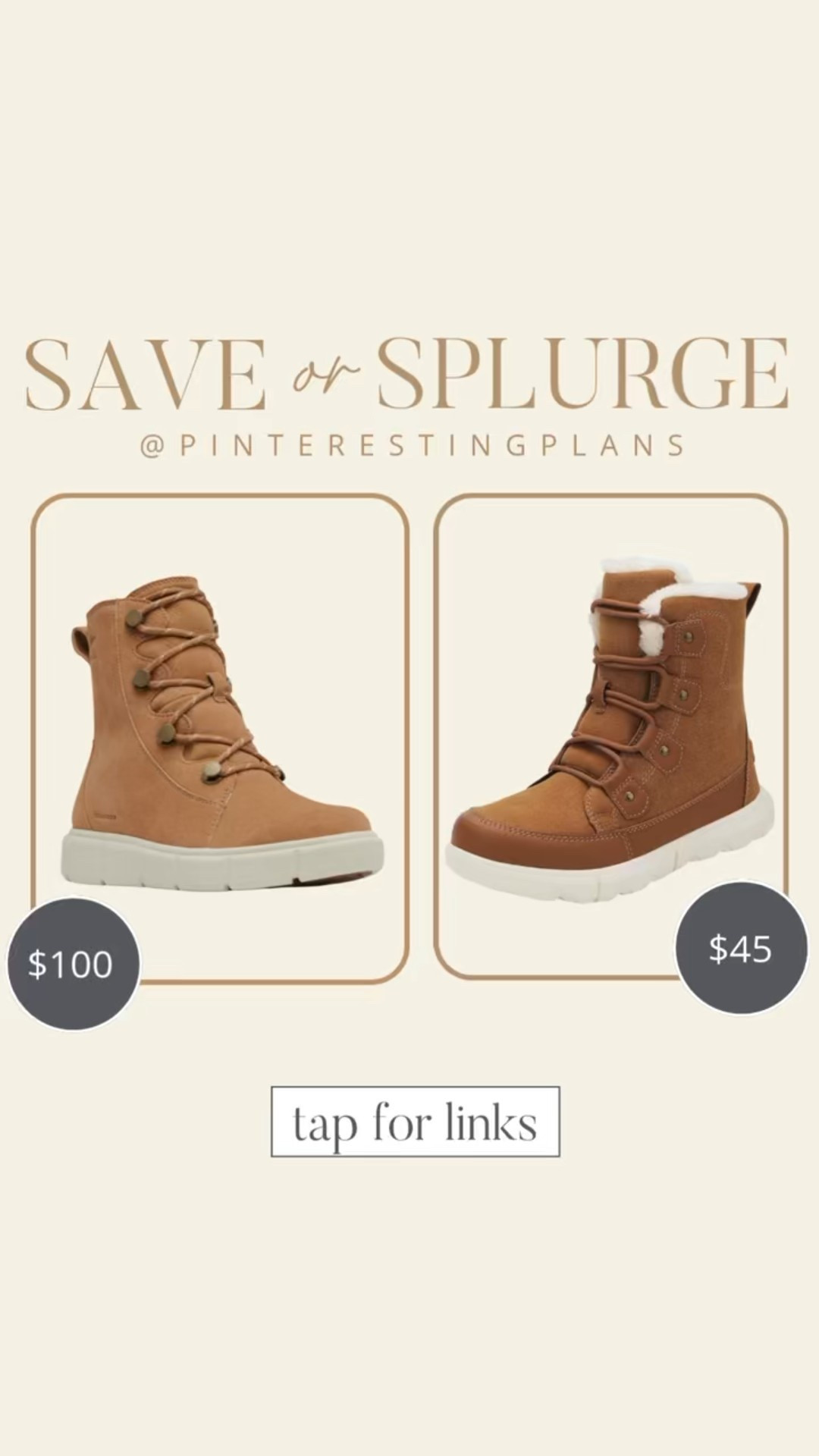 Save or splurge winter boots! 

#LTKFindsUnder100 #LTKFindsUnder50 #LTKSeasonal