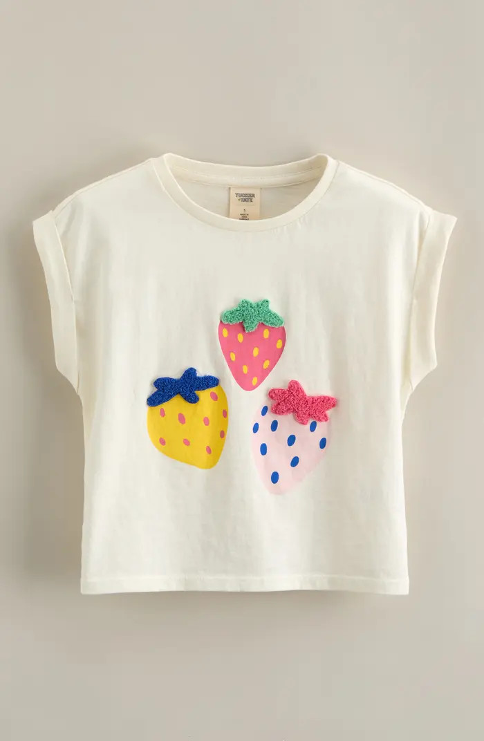Kids' Cuffed Graphic T-Shirt | Nordstrom
