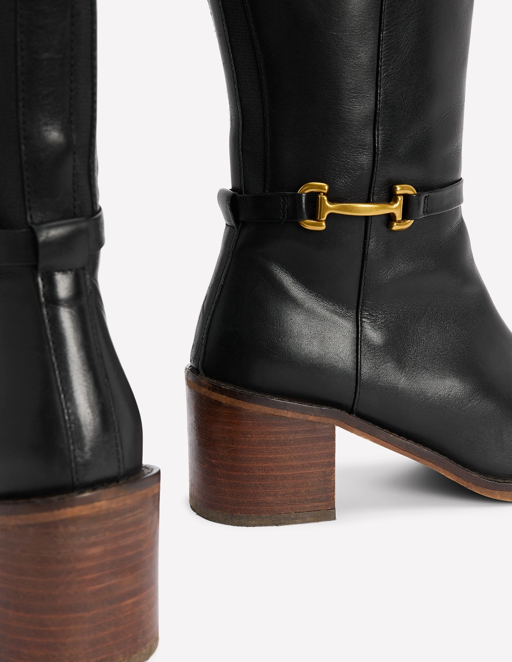 Iris Snaffle Heel Boot-Black | Boden (US)