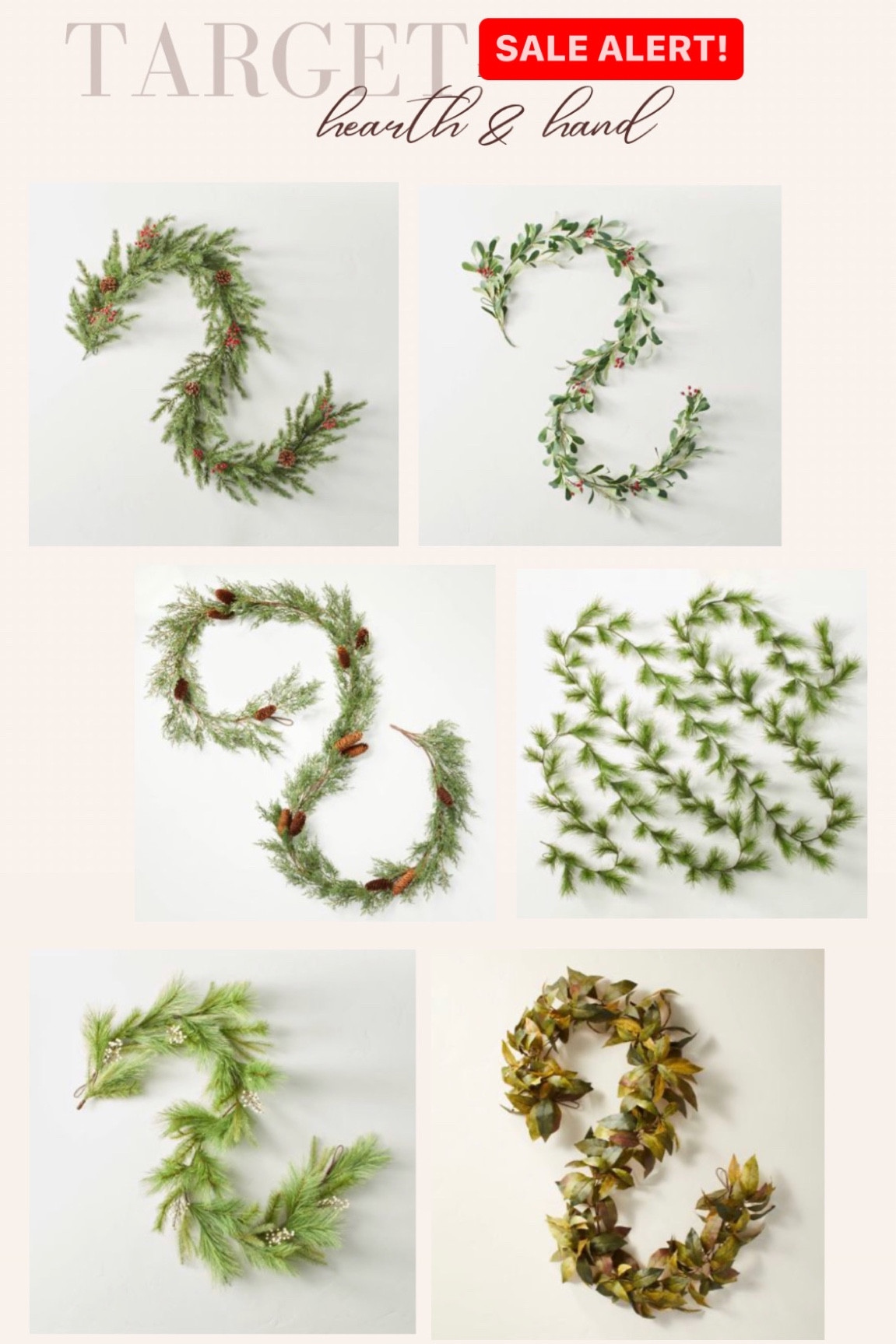 Target Hearth and Hand Garland on sale 25% off!

Target find
Christmas decor
Garland 
Greenery

#LTKhome #LTKSeasonal #LTKHoliday