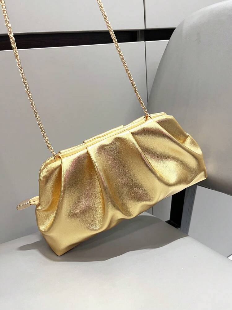 Luxury Designer Shoulder Bag PU Leather clutch purse | SHEIN