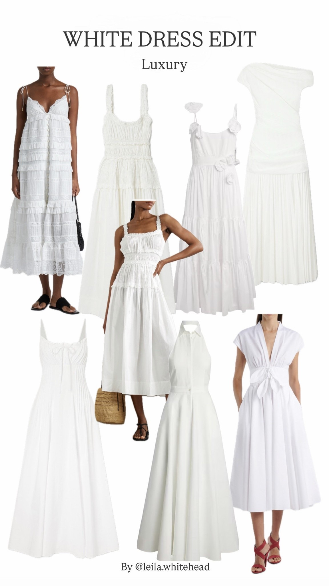 Getting Wimbledon ready with a selection of beautiful white dresses - perfect for the tennis and beyond!

#LTKuk #LTKsummer #LTKluxury