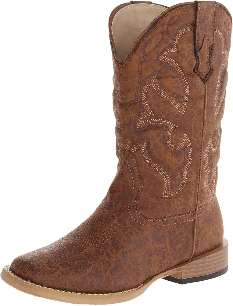 Roper Scout Square Toe Basic Cowboy Boot (Infant/Toddler/Little Kid/Big Kid) | Amazon (US)